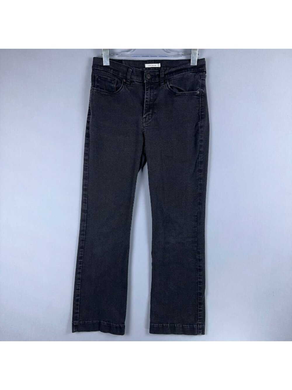 Levis Womens Classic Bootcut Jeans Size 10 Black Denim Stretch Mid Rise
